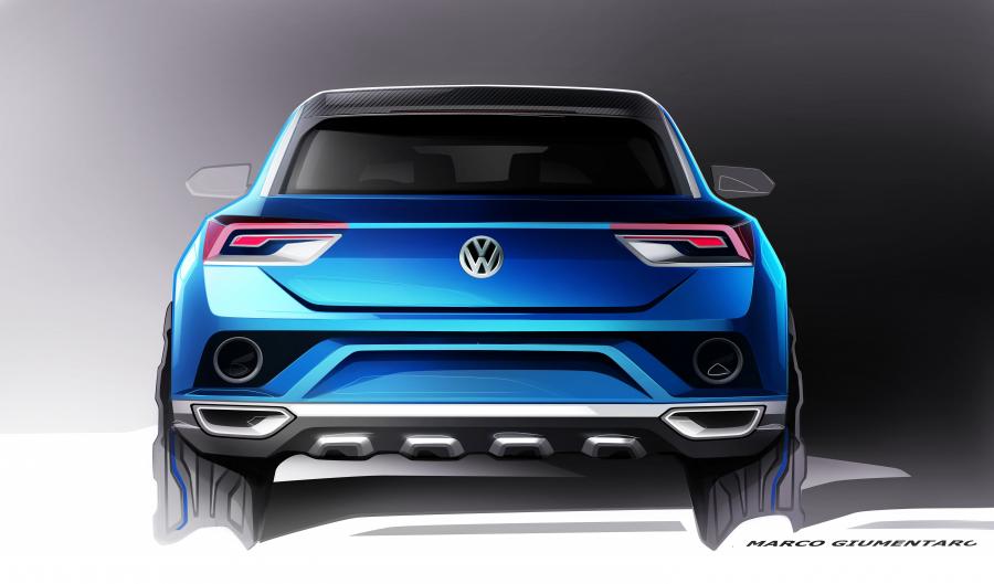 Эскиз Volkswagen T-ROC Concept 2014 года  (фото 24 из 28)